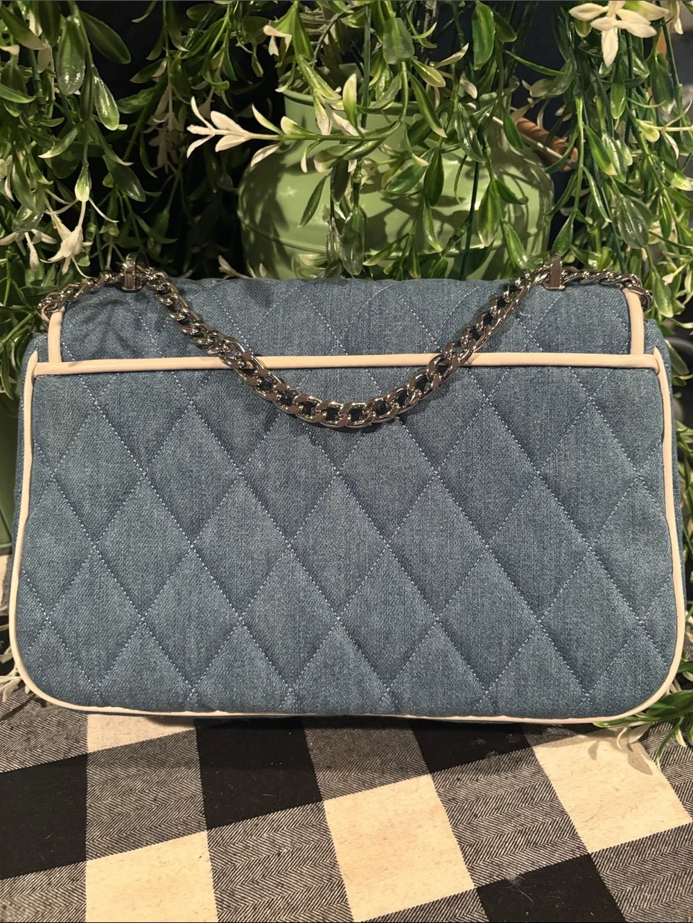 kate spade quilted denim